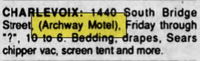 Archway Motel - April 1997 Selling Off Items